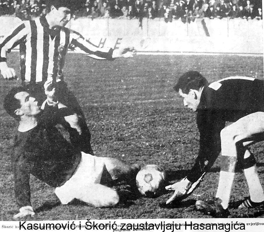 Mustafa Hasanagić pred golom Dinama